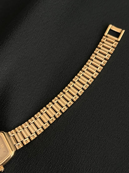 Omega De Ville Gold Tonneau Bracelet Women’s Watch