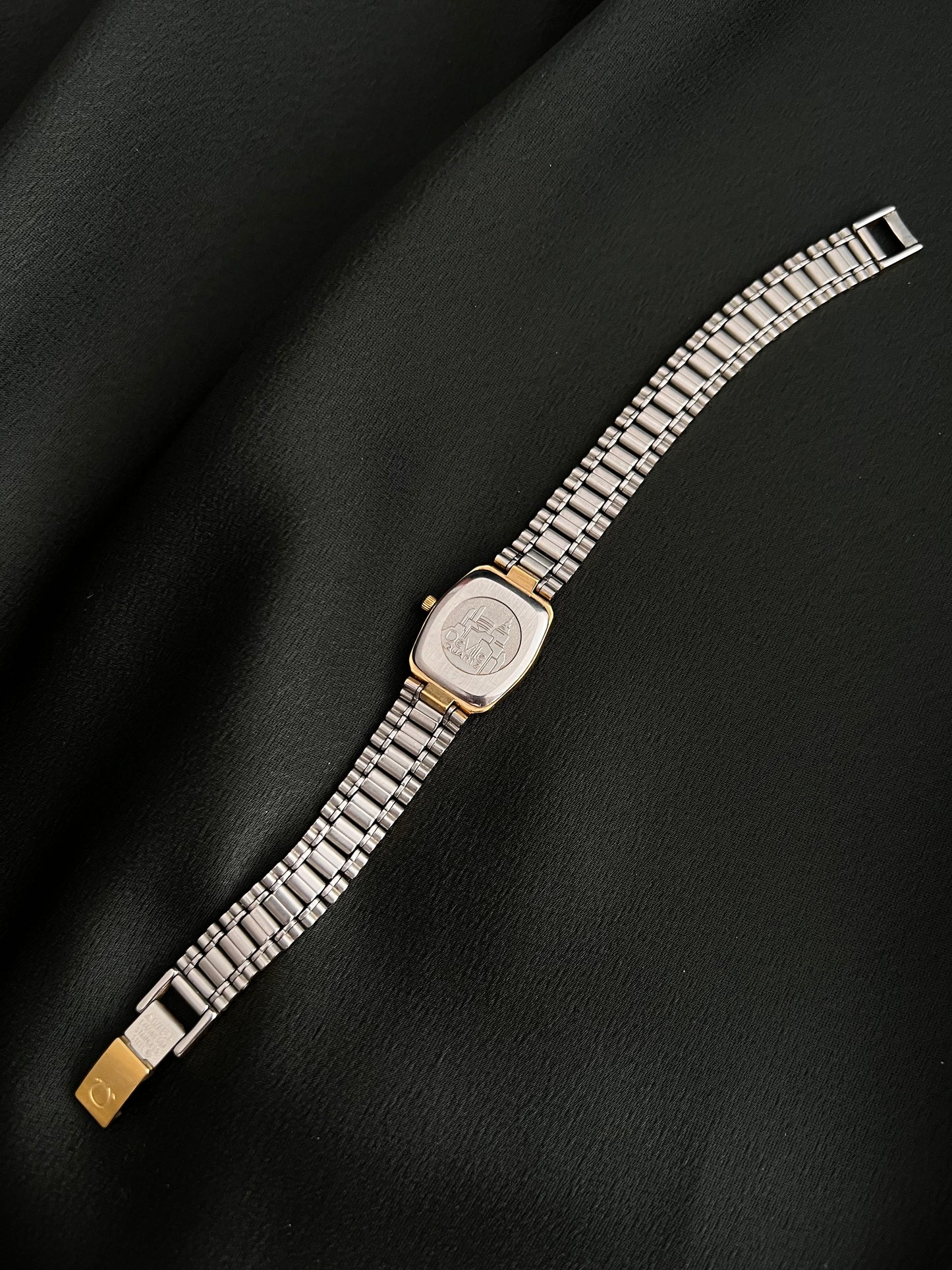 Omega De Ville Gold Tonneau Bracelet Women’s Watch