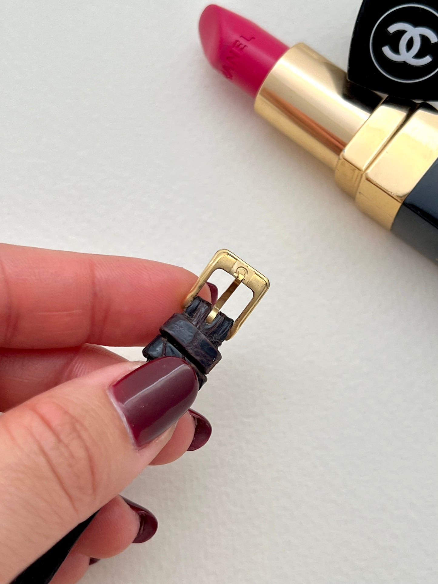 Omega De Ville Gold Tone Cushioned Square Women's Watch