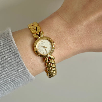 Seiko Tisse Mother of Pearl Leaf Bracelet Women’s Watch
