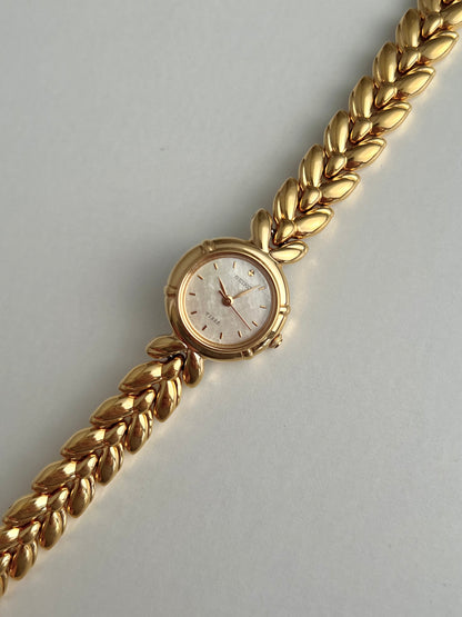 Seiko Tisse Mother of Pearl Leaf Bracelet Women’s Watch
