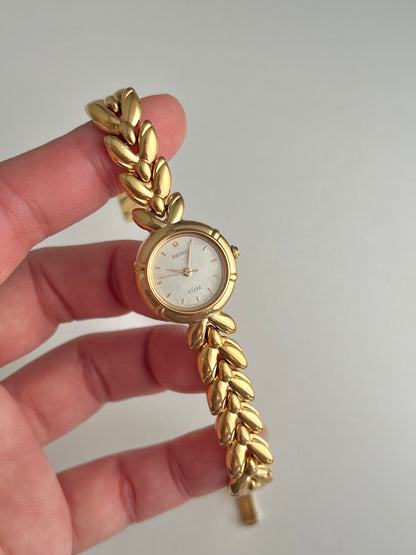 Seiko Tisse Mother of Pearl Leaf Bracelet Women’s Watch