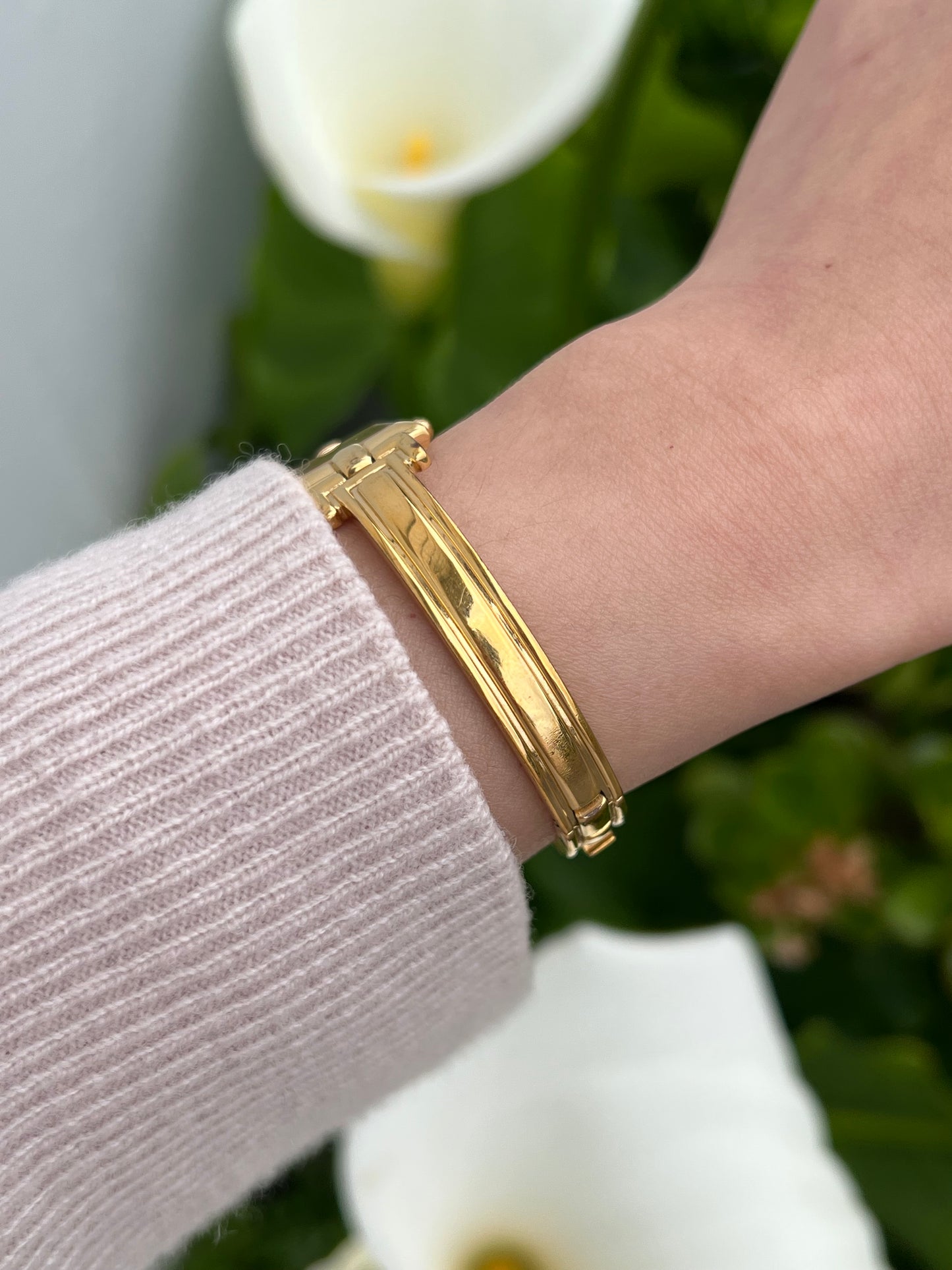 Givenchy Millesime Gold Women's Watch with Lipstick Red Dial