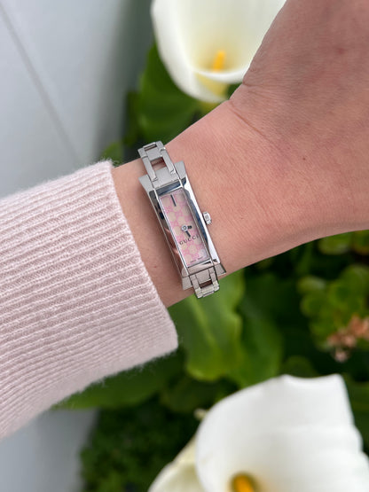 Gucci Pink GG Mother of Pearl Women’s Watch 3900L