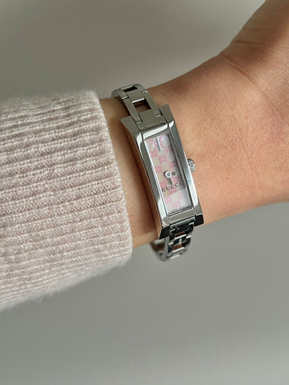 Gucci Pink GG Mother of Pearl Women’s Watch 3900L