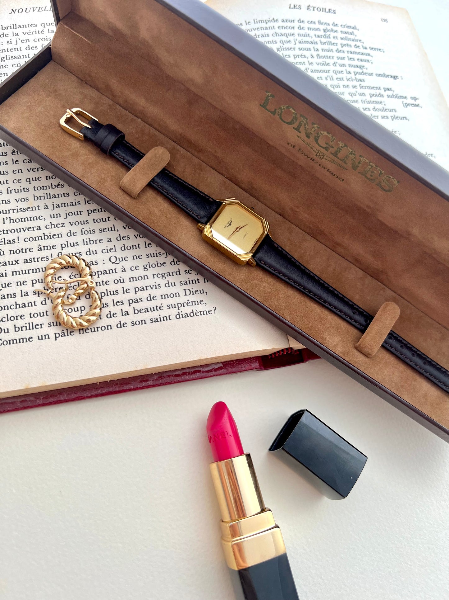 Longines Decorated Corner Gold Women's Watch