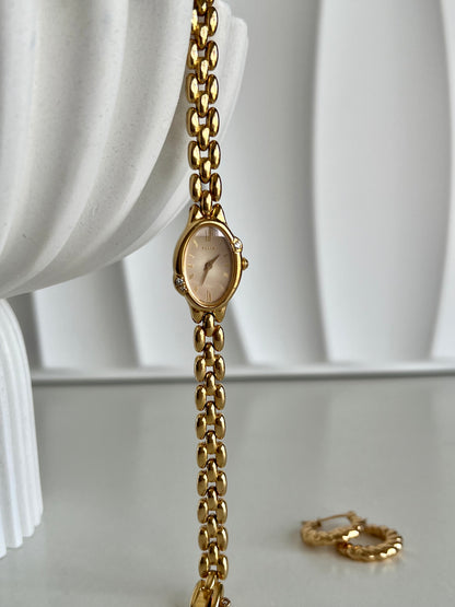 Seiko Tisse Rice Bracelet Watch with inlaid Diamonds