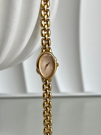 Seiko Tisse Rice Bracelet Watch with inlaid Diamonds