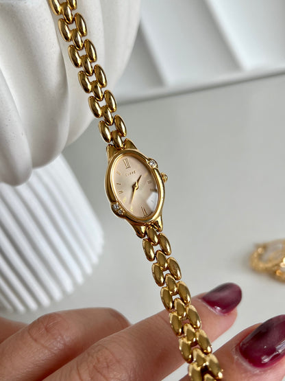 Seiko Tisse Rice Bracelet Watch with inlaid Diamonds
