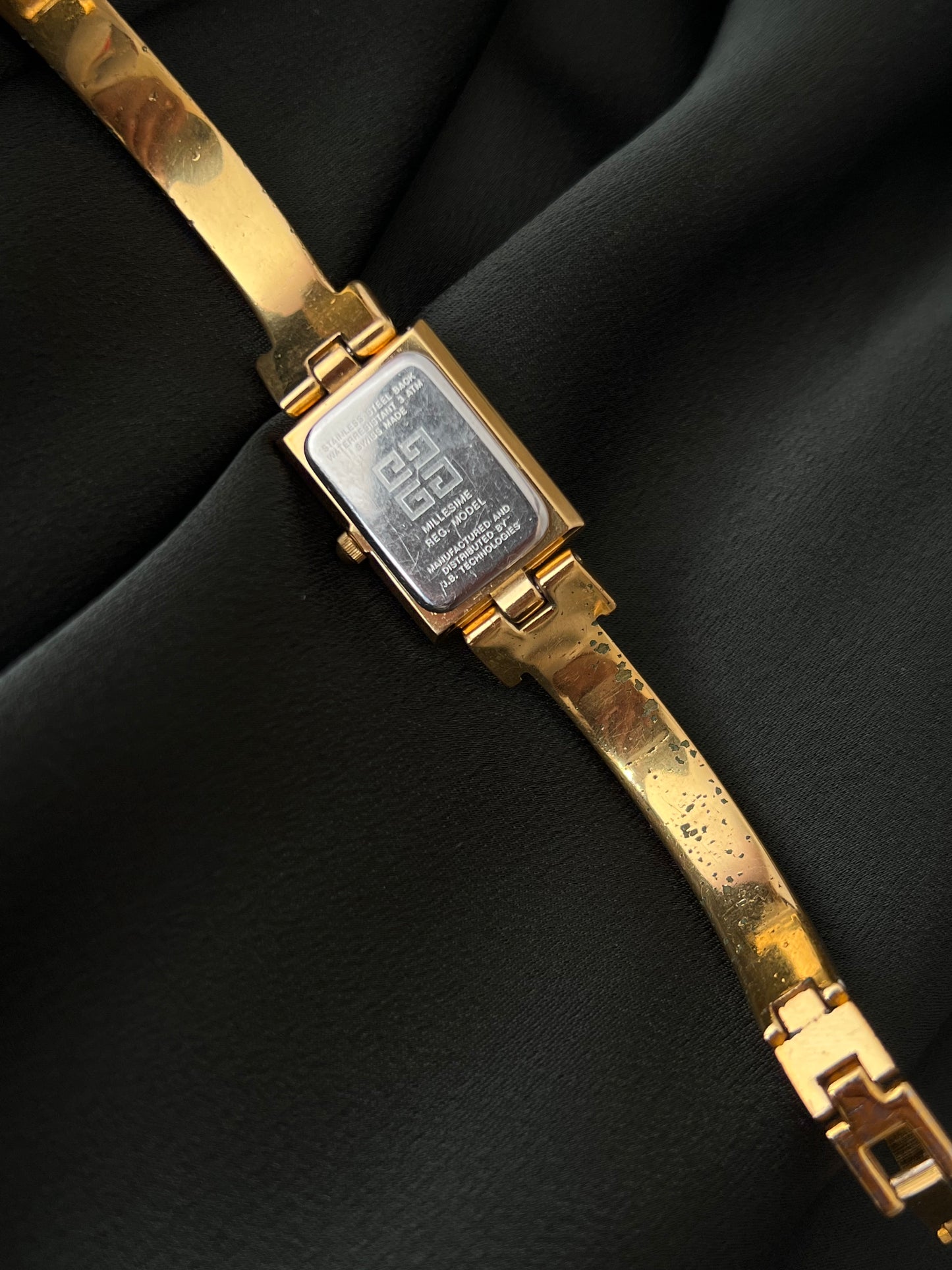 Givenchy Millesime Gold Women's Watch with Lipstick Red Dial