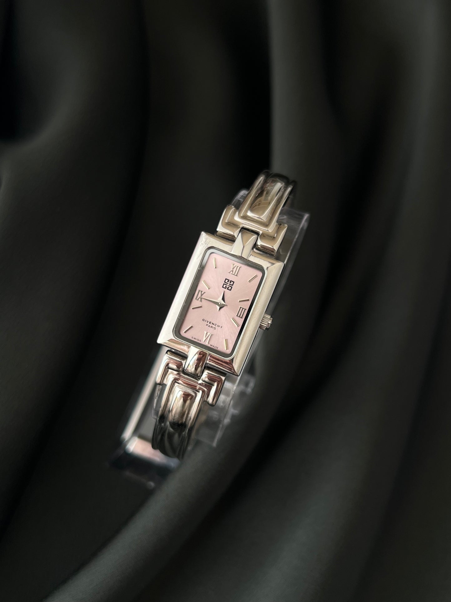 Givenchy Millesime Women's Watch with Pink Sunburst Dial