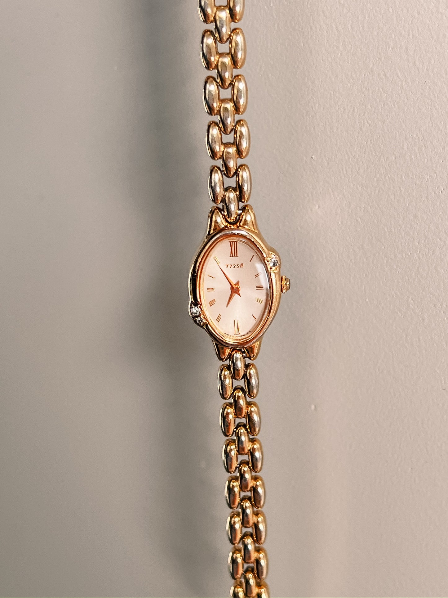 Seiko Tisse Rice Bracelet Watch with inlaid Diamonds