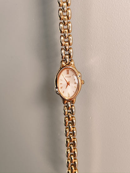 Seiko Tisse Rice Bracelet Watch with inlaid Diamonds