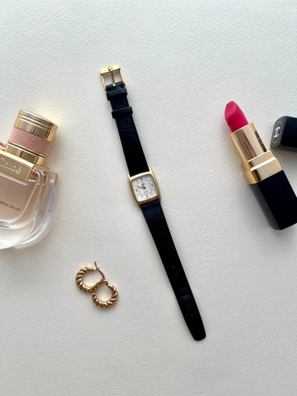 Omega De Ville Gold Tone Soft Rectangular Women's Watch