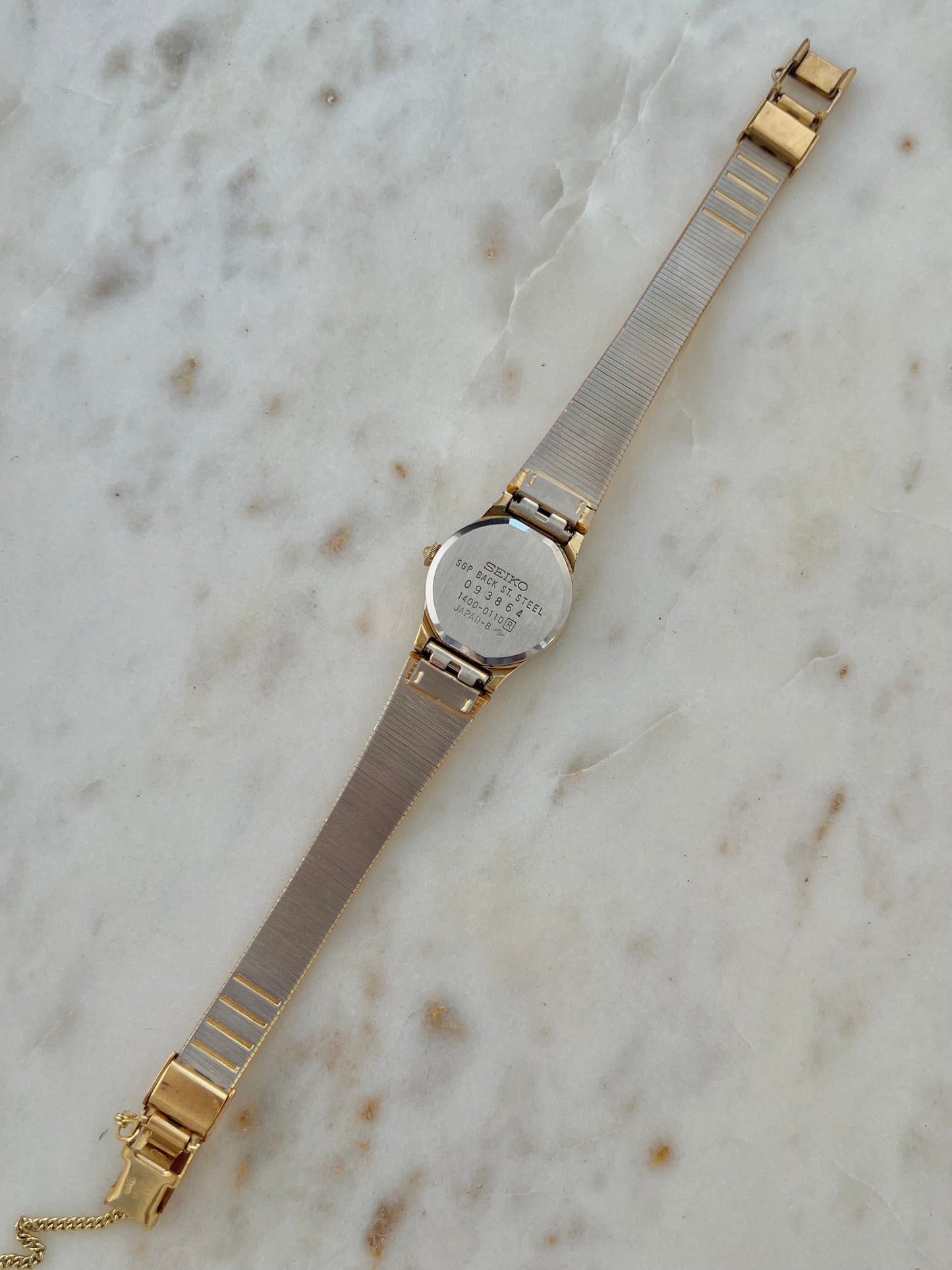 Seiko Rope Bezel Black Dial Bracelet Women's Watch