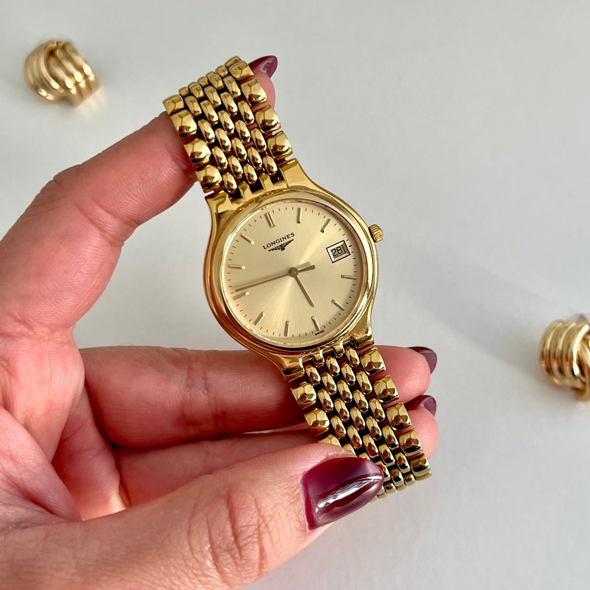 Longines Gold Watch Rice Bracelet NZ Australia Canada