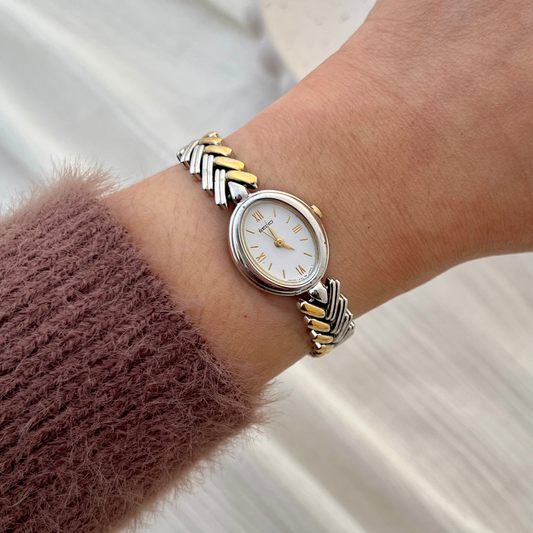 Seiko Two Tone Herringone Women's Watch NZ