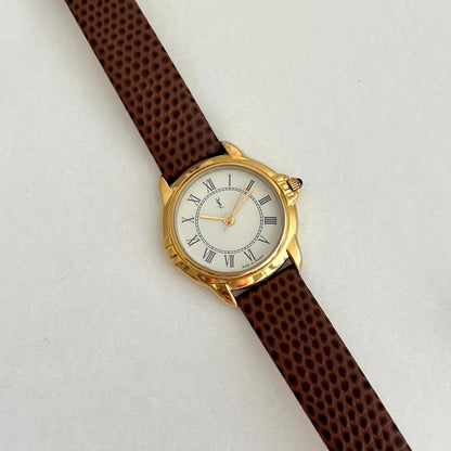 YSL Sculpted Women's Watch in Gold