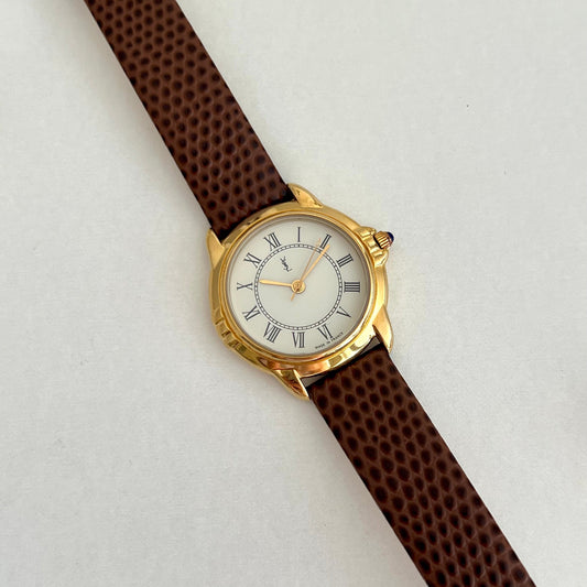 YSL Sculpted Women's Watch in Gold