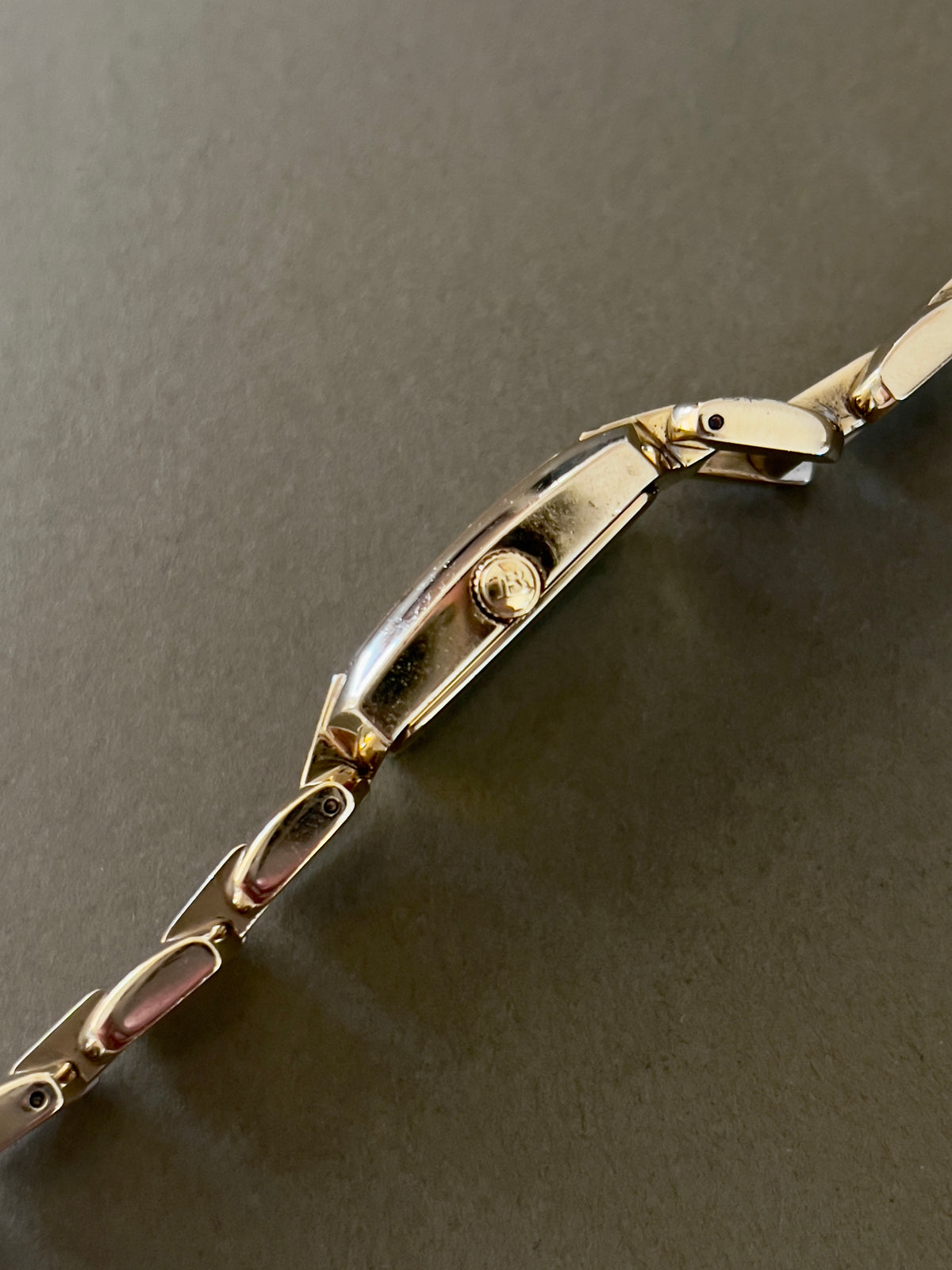Burberry Silver Dial Gold Tone Tank Women's Watch — product photograph 6, Gilded Hour NZ.
