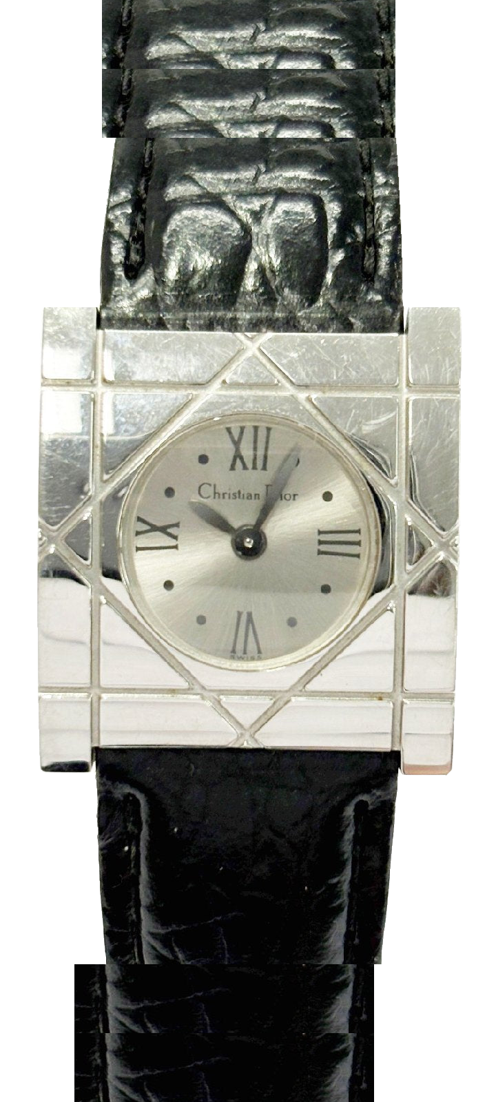 Christian Dior Cannage Silver Dial Steel Women’s Watch