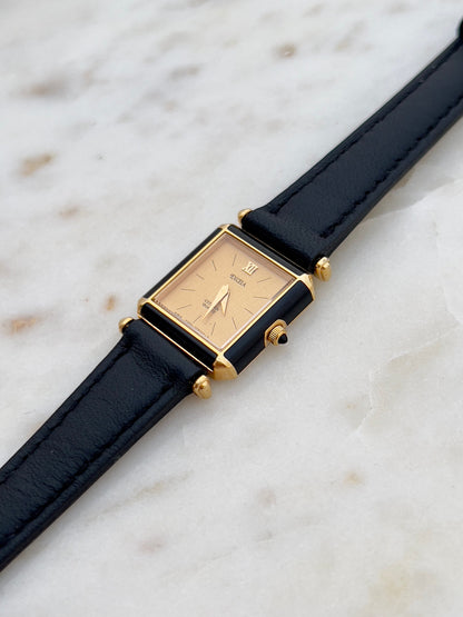 Citizen Excela Champagne Square Black Accent Women's Watch — product photograph 7, Gilded Hour NZ.