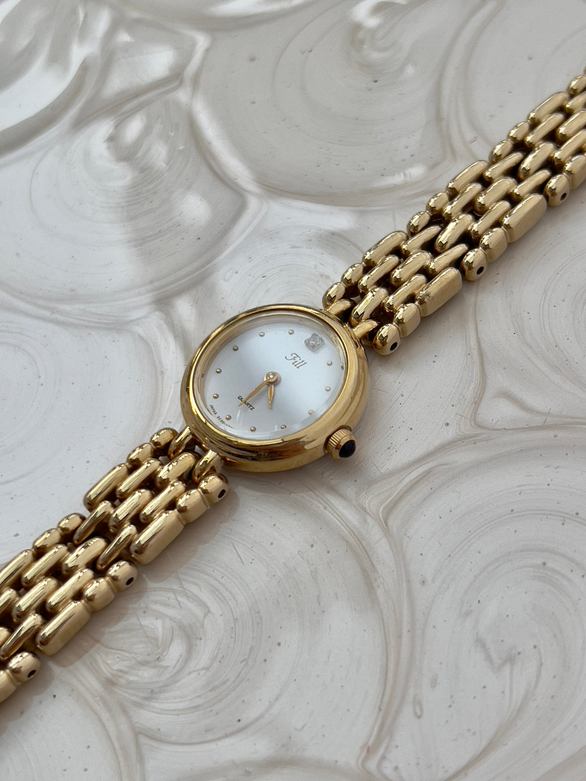 Citizen Fill White Dial Gold Tone Women's Watch | Product photograph 7