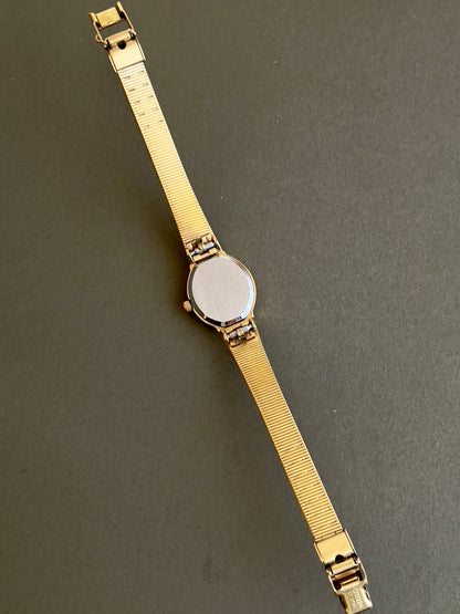 Citizen Pink Dial Gold Patterned Bracelet Women’s Watch — product photograph 3, Gilded Hour NZ.