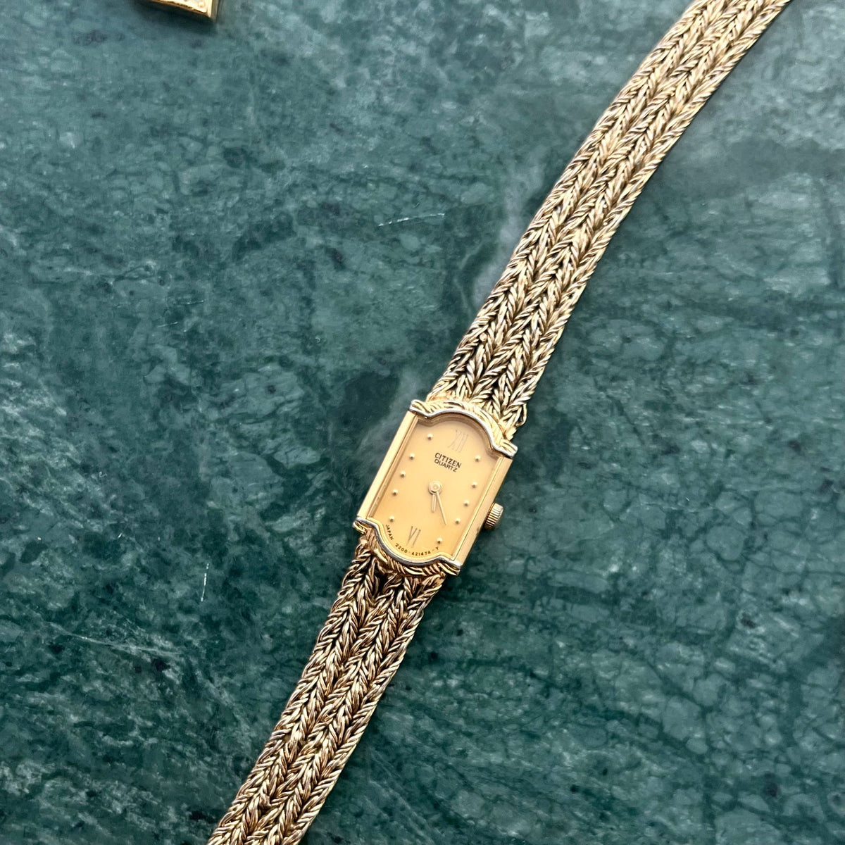 Citizen Gold Braided Tank Women’s Watch