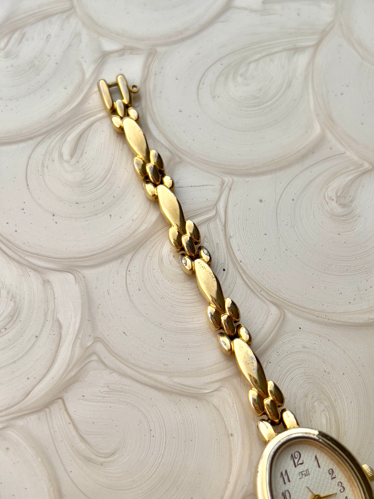 Citizen Fill Textured Arabic Dial Gold Tone Women's Watch | Product photograph 5