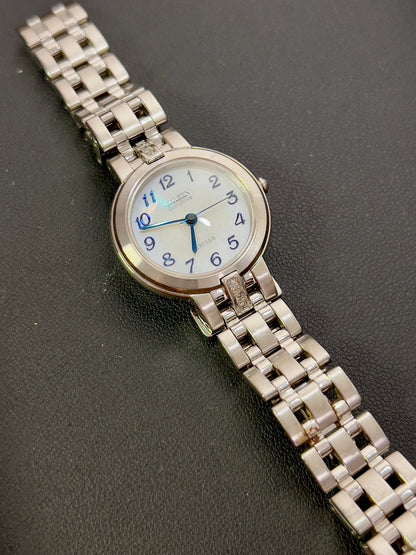 Citizen Exceed Eco-Drive White Dial Blue Hands Women's Watch — product photograph 4