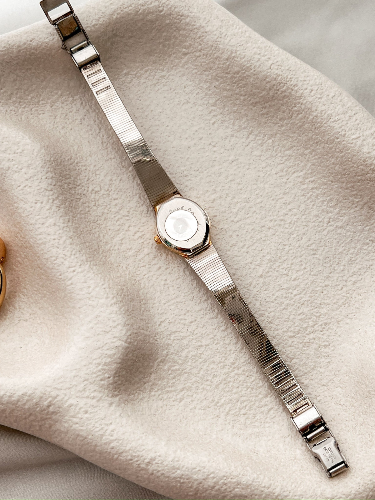 Citizen Black Dial Two Tone Bracelet Watch, product photograph 4.