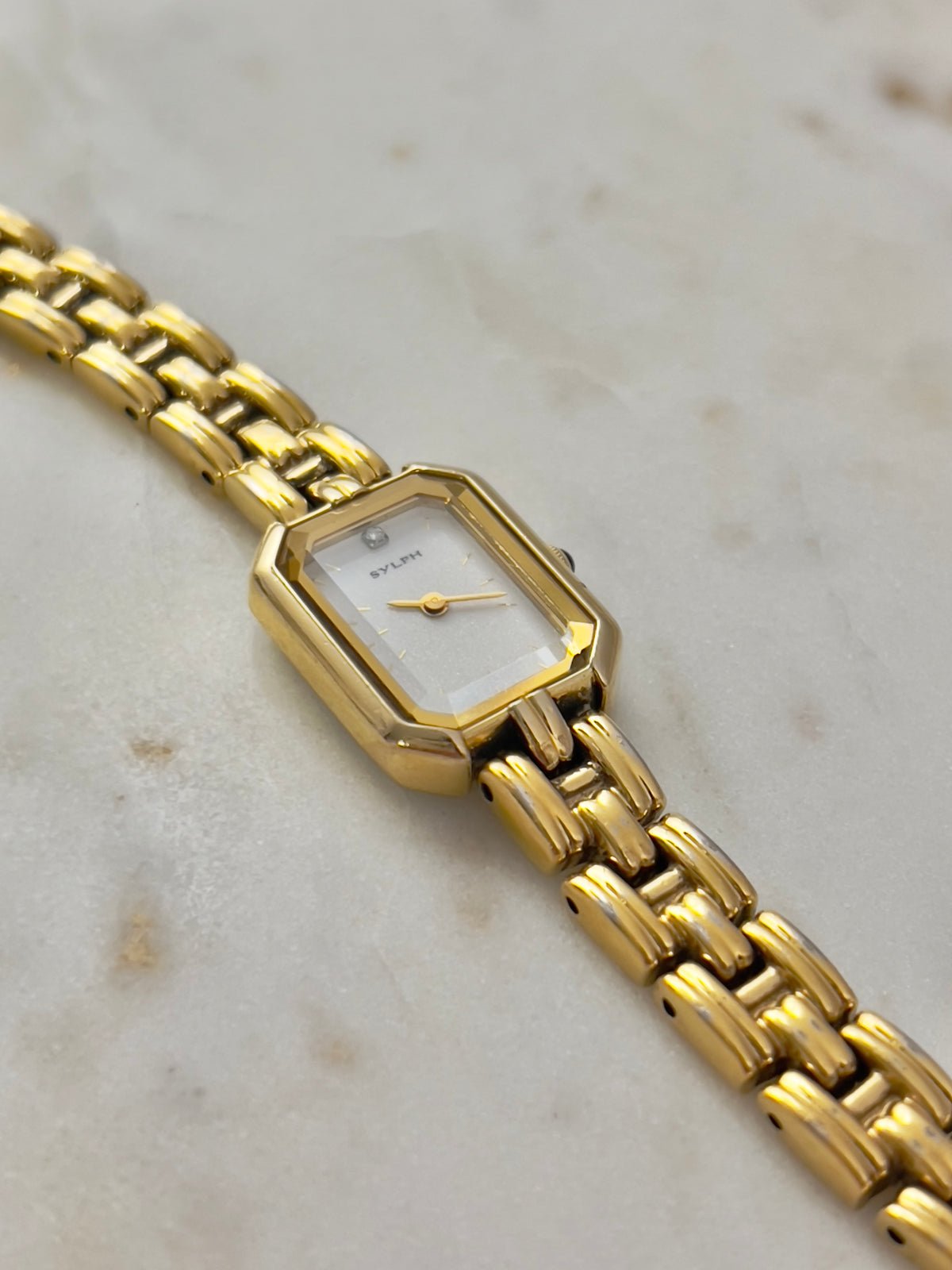 Citizen Sylph Faceted Crystal Gold Tone Women's Watch — product photograph 5, Gilded Hour NZ.