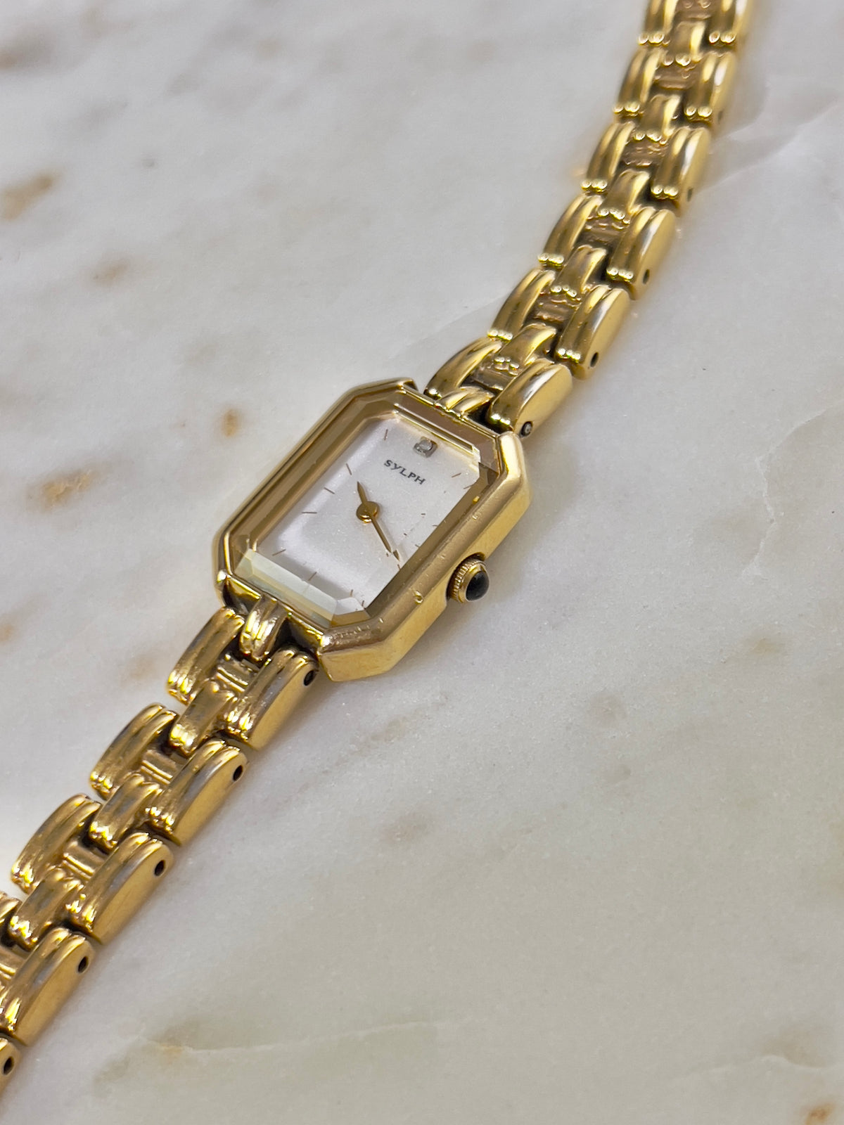 Citizen Sylph Faceted Crystal Gold Tone Women's Watch — product photograph 6, Gilded Hour NZ.