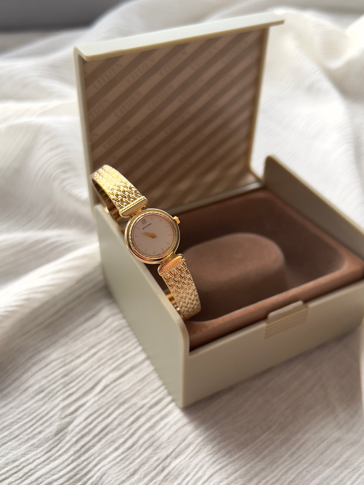 Citizen Sylph Gold Toned Woman's Watch, product photograph 3.