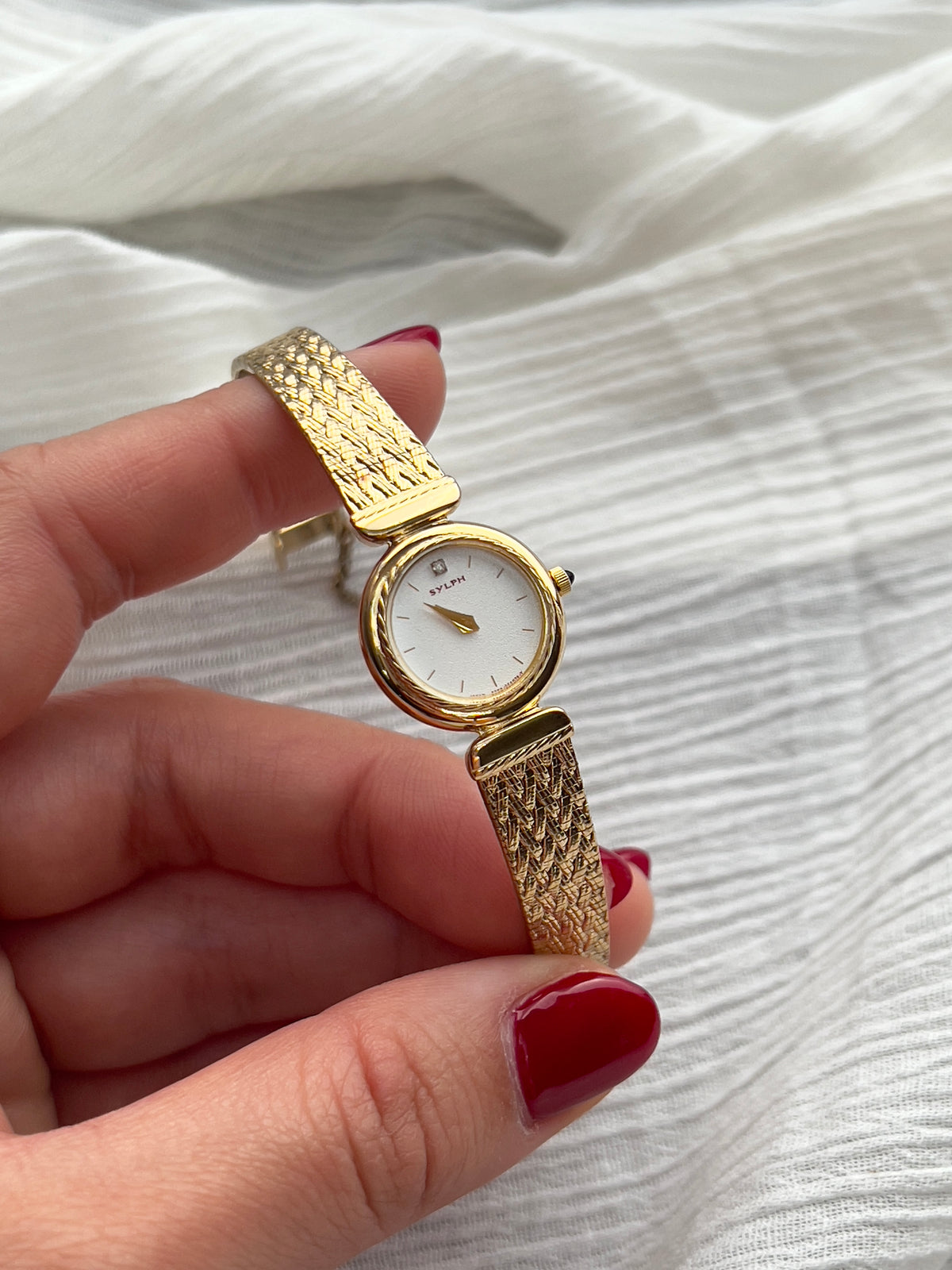 Citizen Sylph Gold Toned Woman's Watch, product photograph 7.