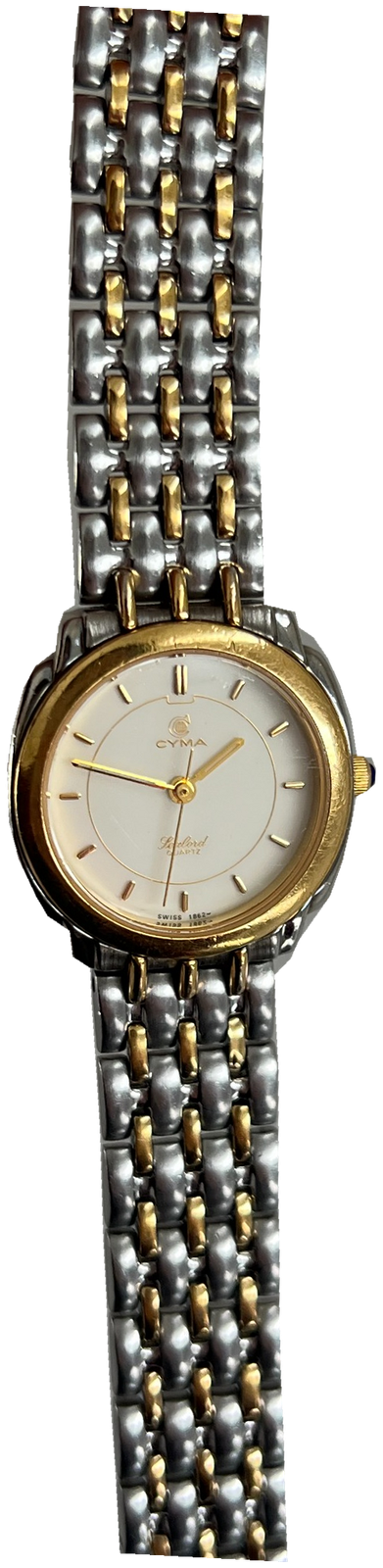 Cyma Sealord Cream Dial Two Tone Women’s Watch
