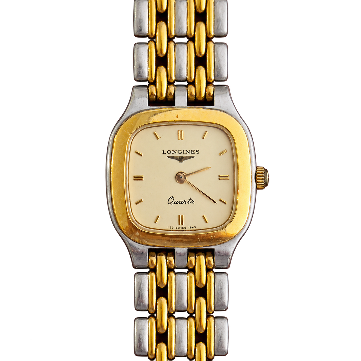 Longines Two Tone Cushion Women's Watch