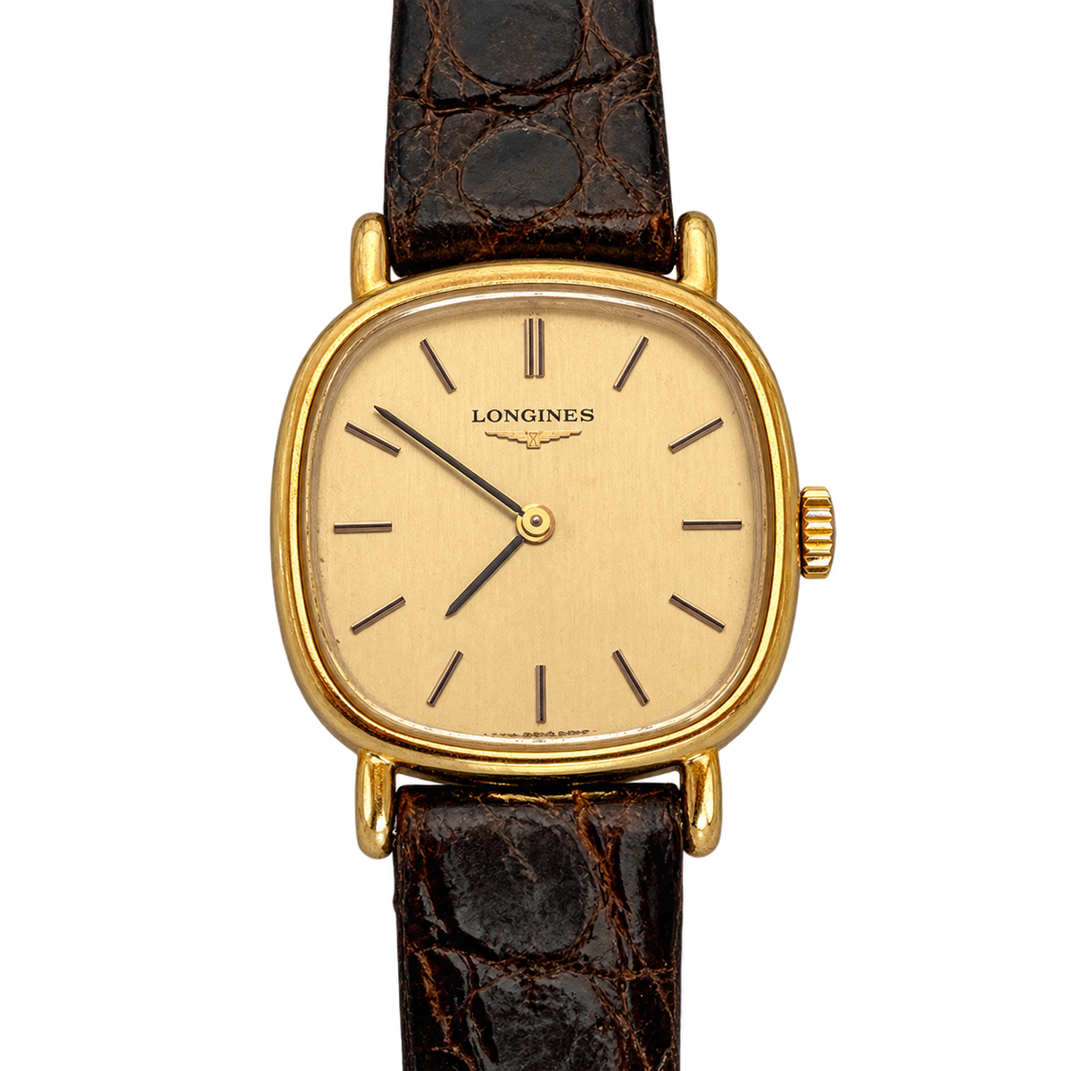 Longines Gold Round Champagne Dial Women’s Watch