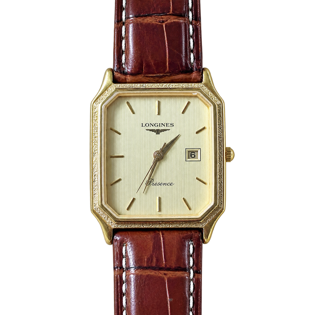 Longines Champagne Textured Bezel Women’s Watch