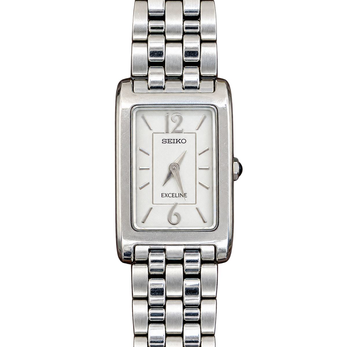 Seiko Exceline Woven Dial Tank Women’s Watch