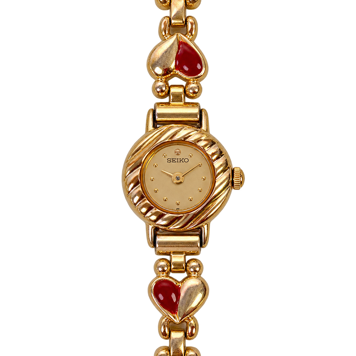 Seiko Tissé Heart Bracelet Women’s Watch