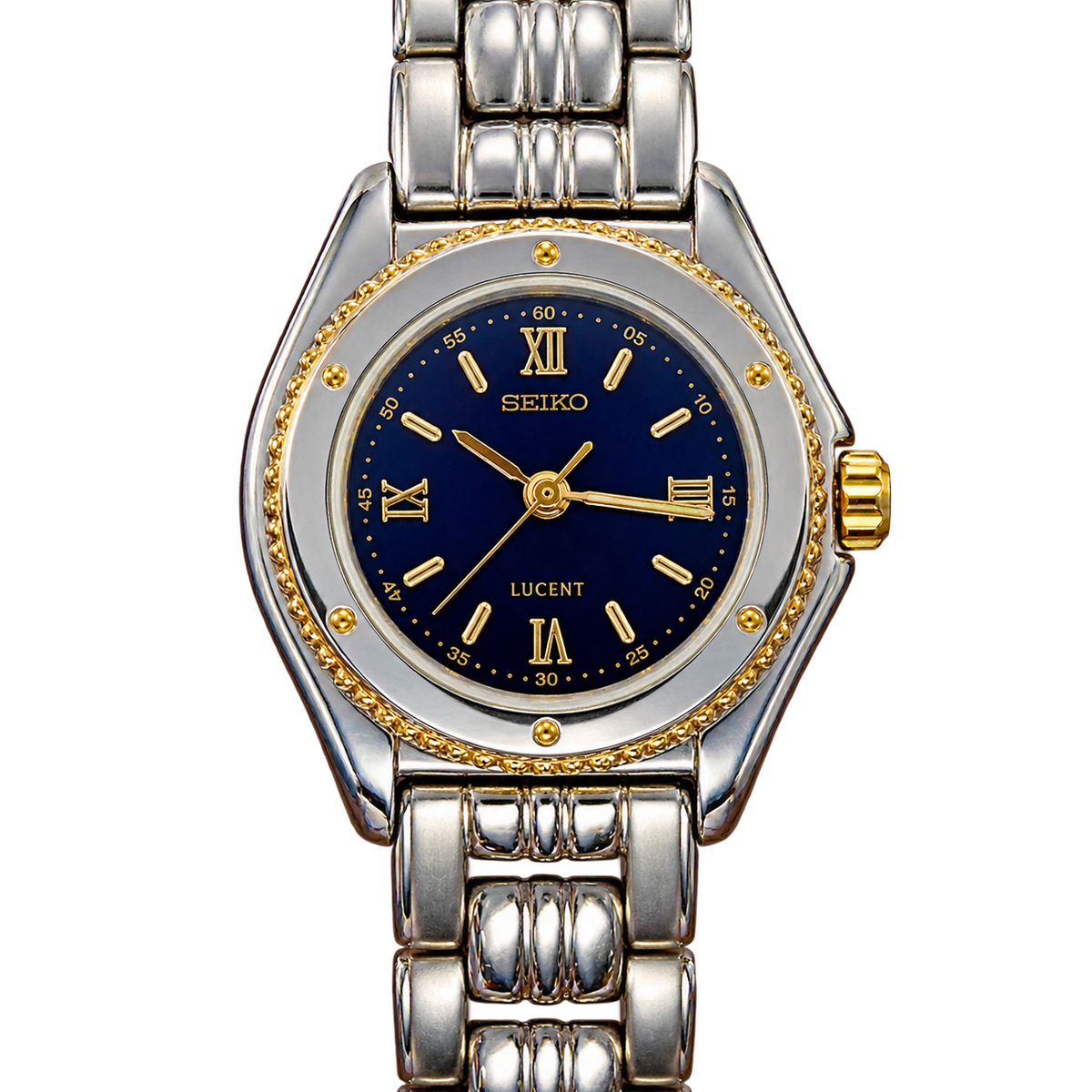 Seiko Lucent Blue Dial Women's Watch with Box
