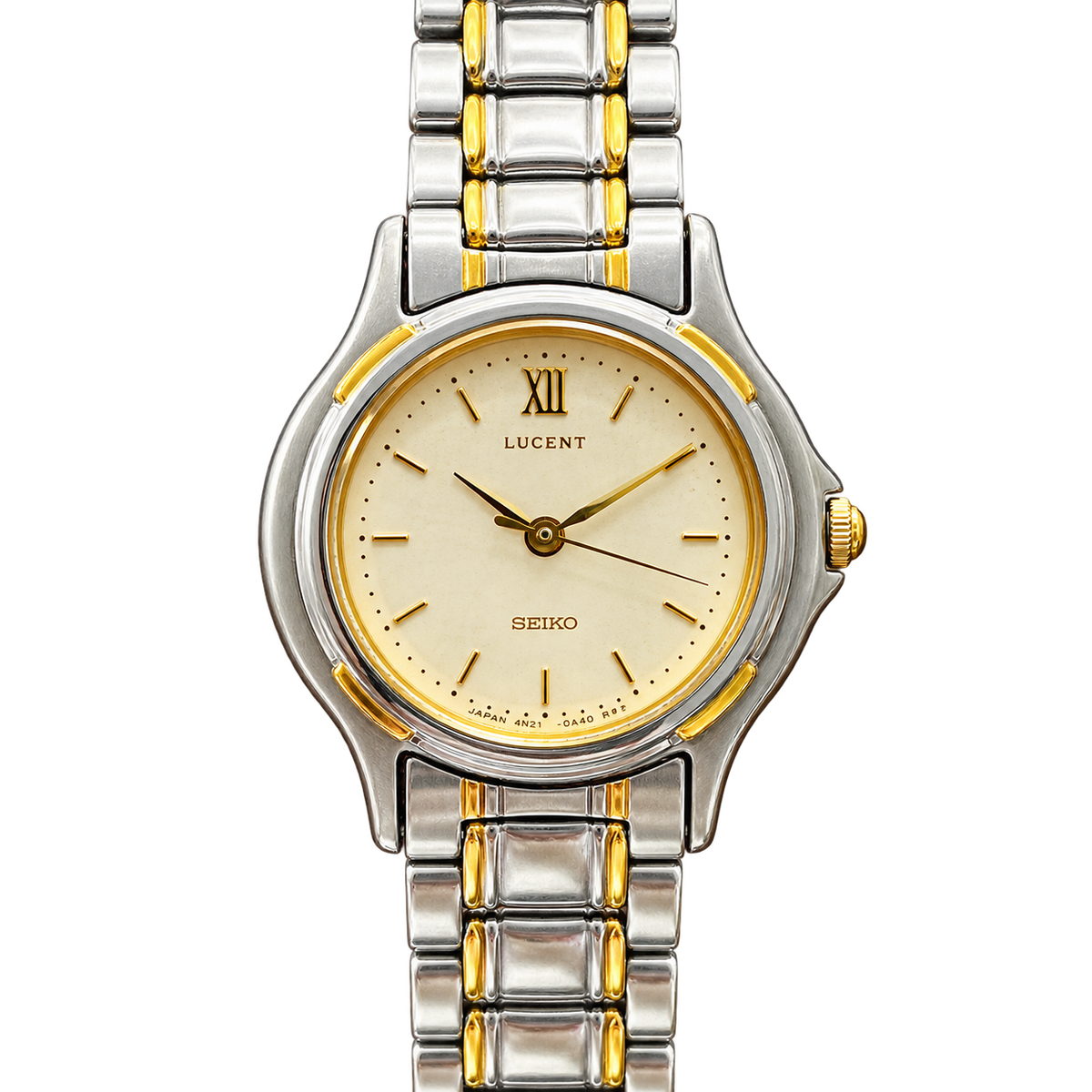 Seiko Lucent Champagne Dial Two Tone Women's Watch