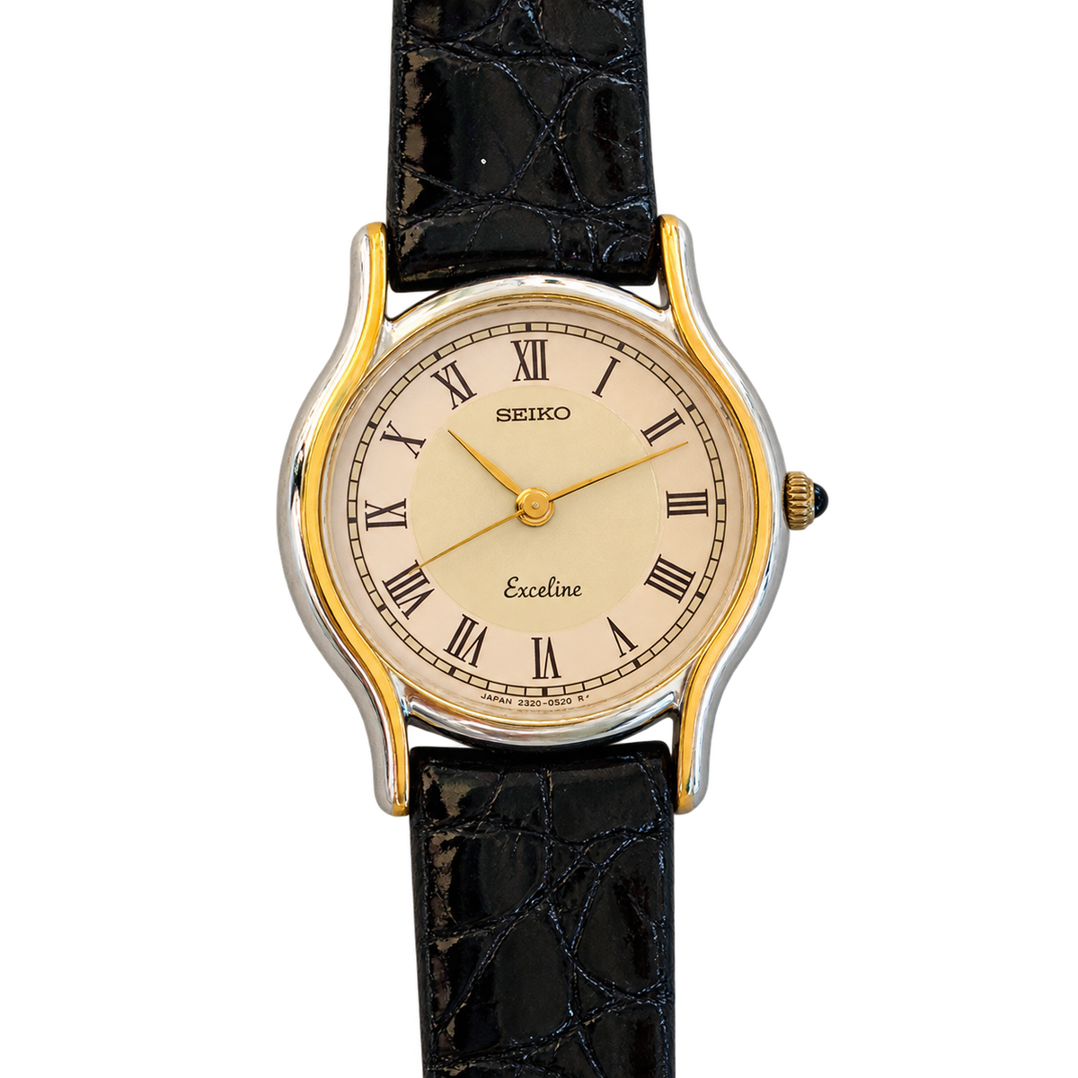 Seiko Exceline Salmon Cream Dial Two Tone Women's Watch