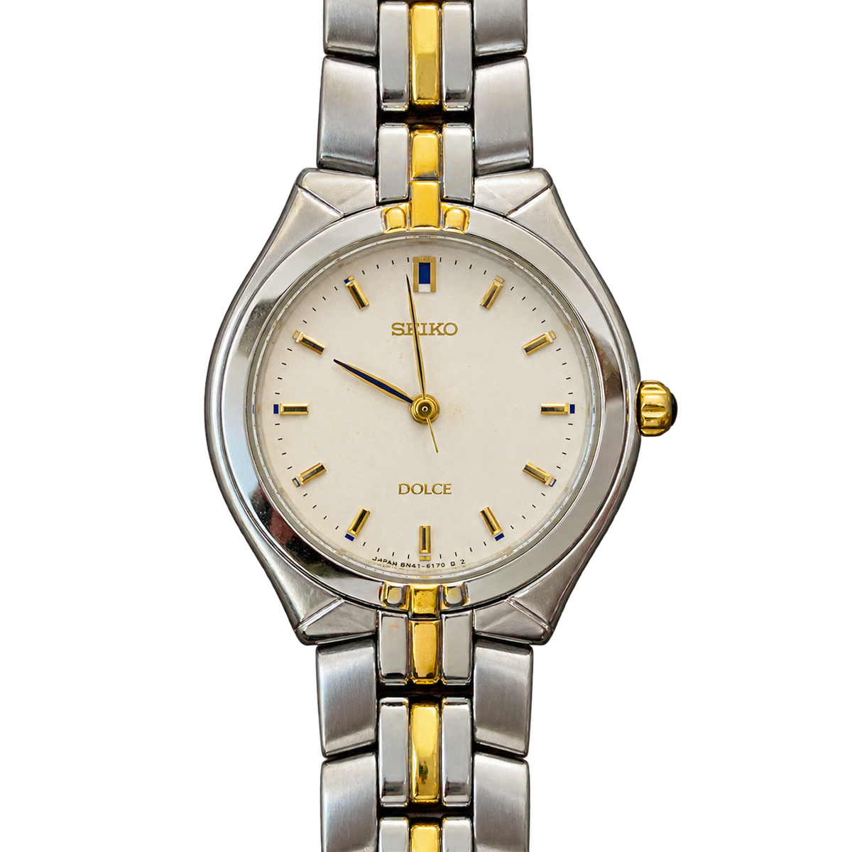 Seiko Exceline Blue Marker Two Tone Women's Watch