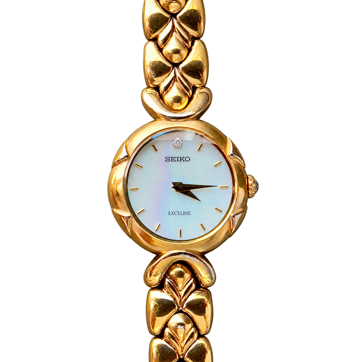 Seiko Exceline Mother of Pearl Diamond Women's Watch
