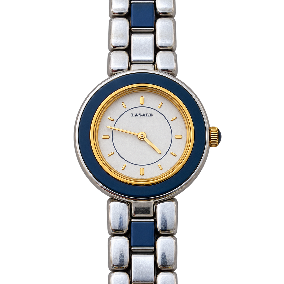 Lassale by Seiko Blue Enamel Accent Women's Watch