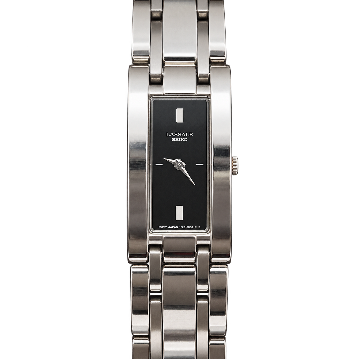 Seiko Lassale Charcoal Dial Silver Bangle Women’s Watch