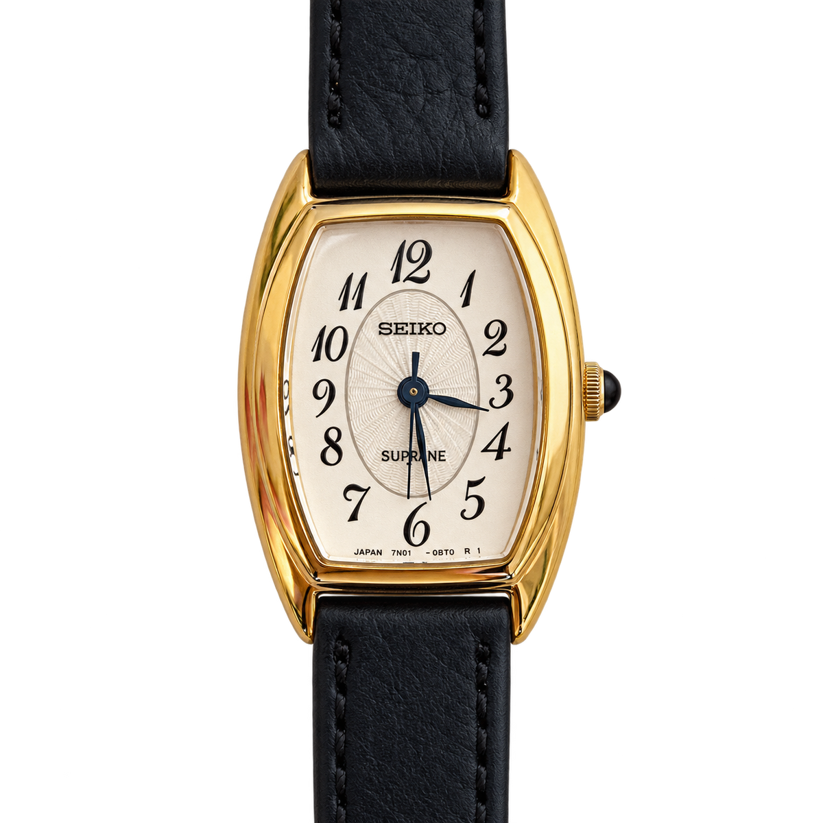 Seiko Exceline Gold Tonneau Women’s Watch with Arabic Dial